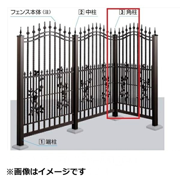 YKK シャローネフェンス用 角柱 T140 ホワイト|エクステリアのプロショップ キロ