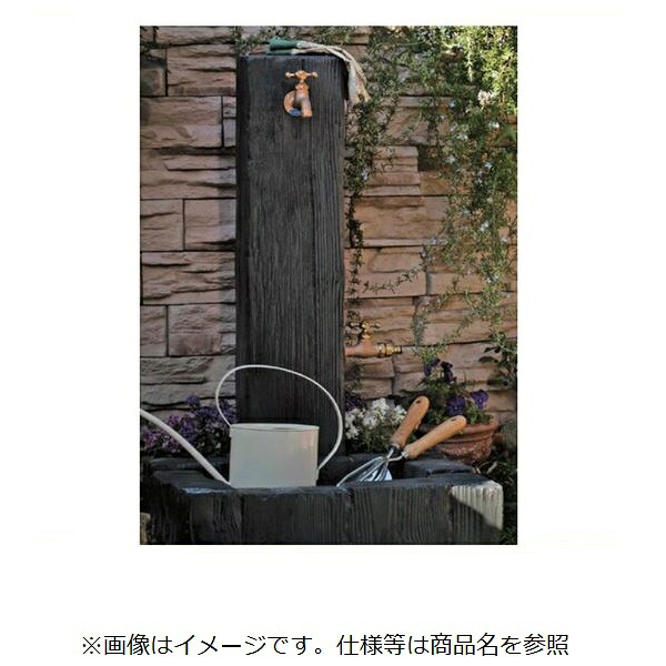 ニッコー 立水栓ユニット　ランバータイプ 補助蛇口仕様　LS-AW2＋パンLS-Pセット ラスティーグリーン 『水栓柱・立水栓セット　蛇口・補助蛇口は別売りです』 ラスティーグリーン｜エクステリアのプロショップ　キロ