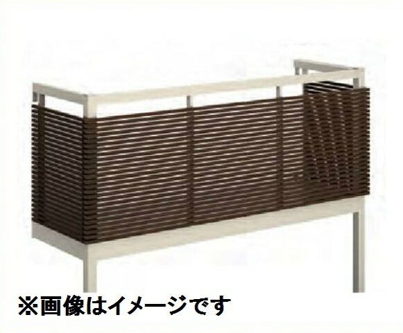 YKKAP ルシアスバルコニー 屋根置式 横ストライプ 関東間 標準柱 1間×5尺 床材リベルパ アルミ+アルミカラー 『後付バルコニー 洗濯物干し場 リフォーム向け アルミ製』