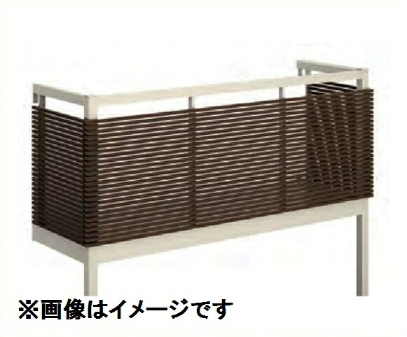 YKKAP ルシアスバルコニー 屋根置式 横ストライプ 関東間 標準柱 1.5間×6尺 床材リウッド アルミ+木調カラー 『後付バルコニー 洗濯物干し場 リフォーム向け アルミ製』