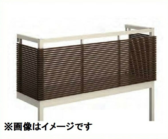 YKKAP ルシアスバルコニー 屋根置式 横ストライプ メーターモジュール ロング柱 1.5間×6尺 床材 樹脂製デッキ アルミ+アルミカラー 『後付バルコニー 洗濯物干し場 リフォーム向け アルミ製』