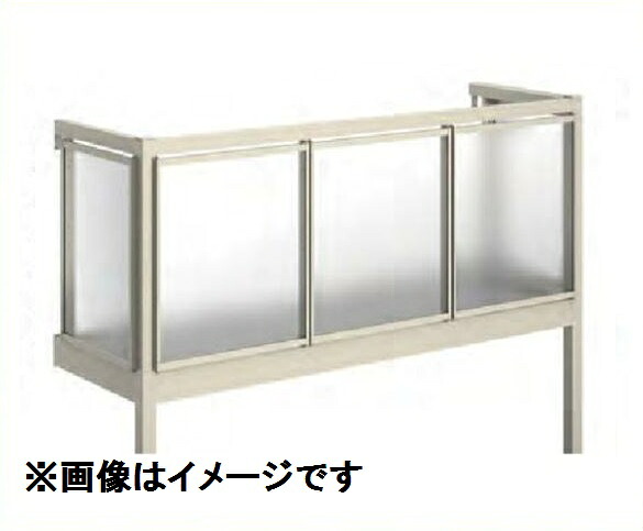 YKKAP ルシアスバルコニー 屋根置式 ポリカパネル 関東間 ロング柱 1間×6尺 床材 樹脂製デッキ 『後付バルコニー 洗濯物干し場 リフォーム向け アルミ製』