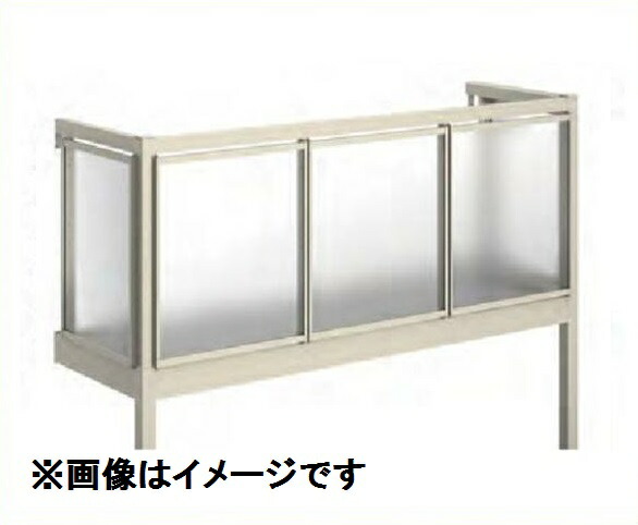 YKKAP ルシアスバルコニー 屋根置式 ポリカパネル メーターモジュール 標準柱 1.5間×4尺 床材 樹脂製デッキ 『後付バルコニー 洗濯物干し場 リフォーム向け アルミ製』|エクステリアのプロショップ キロ