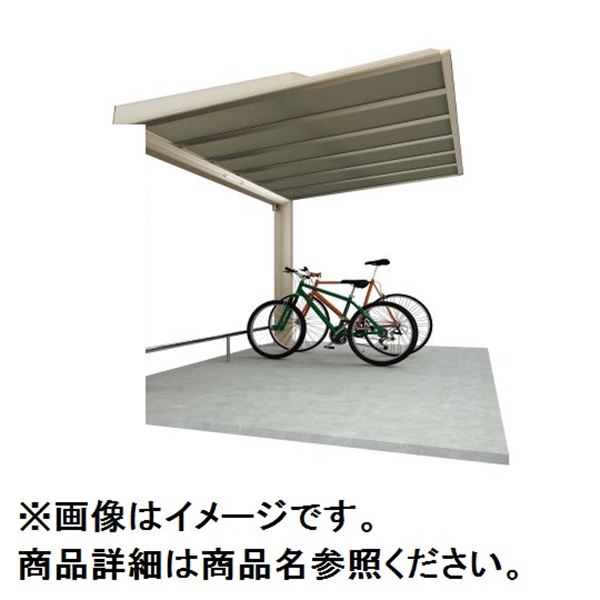 【法人様限定商品 個人宅・現場配送不可】四国化成 サイクルポート ルナ 積雪20cm共通 基本タイプ 連棟ユニット 標準高 埋込式 屋根材：ポリカ板(片面クリアマット) LNA-U2031 ＊連棟ユニット施工には基本セットの別途購入が必要です。 ステンカラ