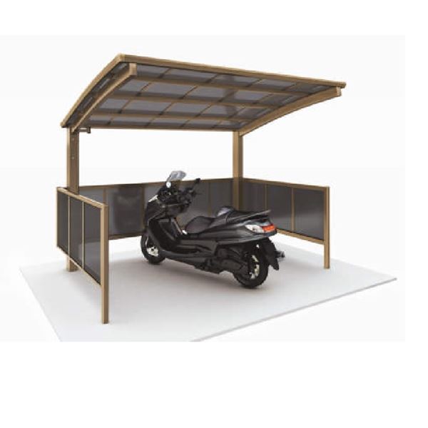 【法人様限定商品 個人宅・現場配送不可】四国化成 サイクルポート V-R クローズタイプ 基本セット（単独用） 積雪20cm 延高 屋根材：ポリカ板 VCCE-2031