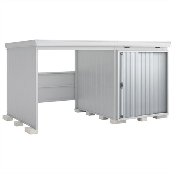 【銀輪置場 駐輪】イナバ屋根裏部屋 FW／フォルタ ウィズ FW-22K+1822H なおなお書き ご機嫌大屋根 左方開放的あき場所 多雪型『屋根裏部屋 室外 大型 diy』【関東・東海ルーラル地域押さえる送りとどける】【加えること金がさで打っ付け工事能力のある】 なおなお書き（プラチナしろがね色）