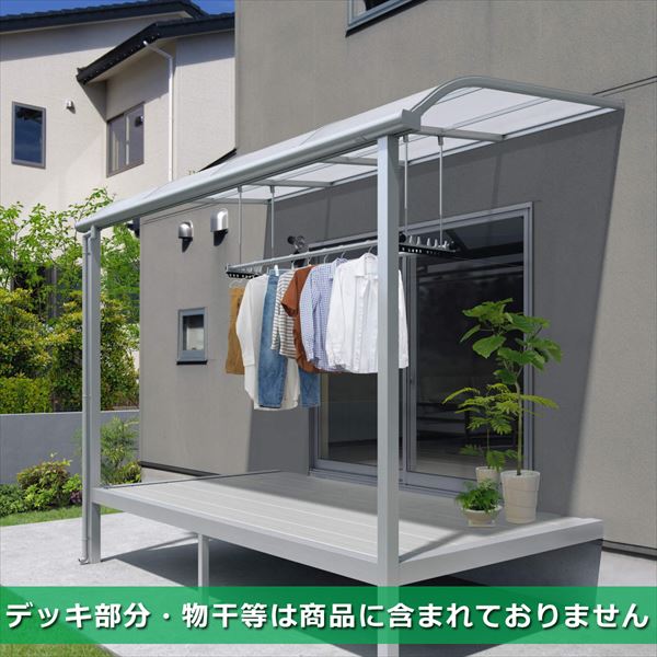 三協アルミ オルネ用オプション レボリューA R型 関東間 600タイプ 上止め 1.0間&times;3尺 ポリカ屋根 ＃単品購入不可 オルネと同時注文が必要です ポリカ屋根｜エクステリアのプロショップ　キロ