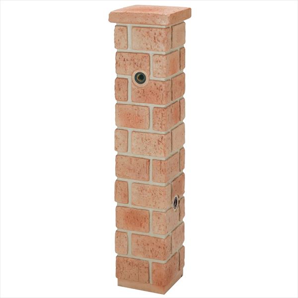 ユニソン ネオキャスティスタンドタイトレンガタイプ 『水栓柱・立水栓 蛇口は別売り』 ローズ｜エクステリアのキロ支店