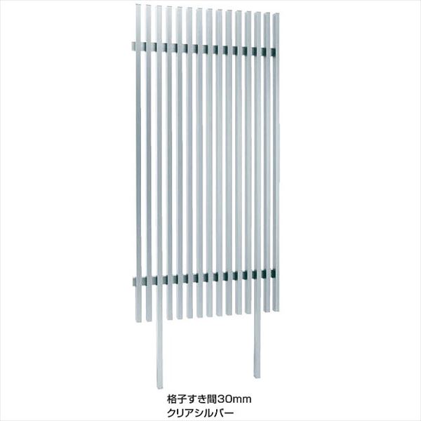 タカショー エバーアートフェンス 千本格子足付ユニット30×50(格子すき間30mm) W900×H1800 基本型 ラッピングカラー