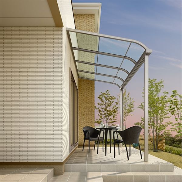 【LIXIL】リクシル スピーネ 1間×3尺 テラスタイプ 50cm（1500タイプ）関東間/R型/自在桁仕様 熱線吸収ポリカーボネート(クリアマットS）『 テラス バルコニー ベランダ 雨よけ 物干し 屋根 』