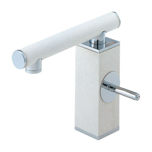 三栄水栓製作所 水栓金具 TOH BASIN K4730JV-JW-13 白磁 ＊受注生産品です