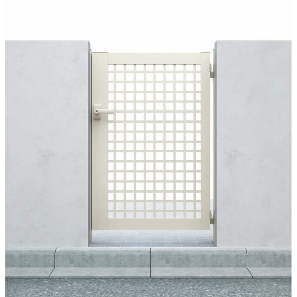 国内最安値 Ykkap シンプレオ門扉7型 片開き 07 12 Hme 7 井桁格子デザイン エクステリアのキロ支店 予約販売品 Www Trailconnections Com