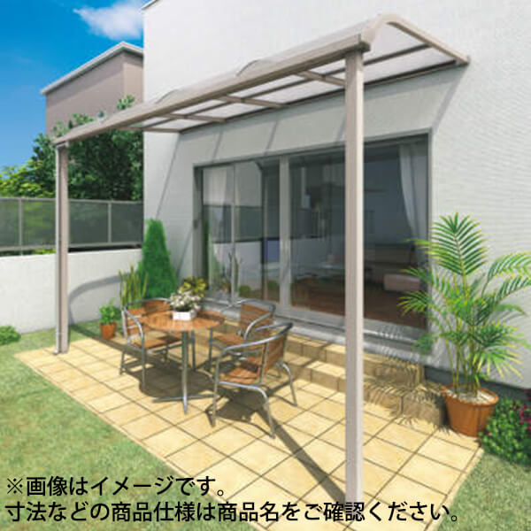 【送料無料】 【法人様限定商品 個人宅・現場配送不可】四国化成 バリューテラスE Rタイプ 連棟セット 奥行移動桁タイプ 標準高 2間（3640mm）×9尺（2675mm） LVR-EK3627M 熱線吸収ポリカ板(クリアマット) ※単体購入不可