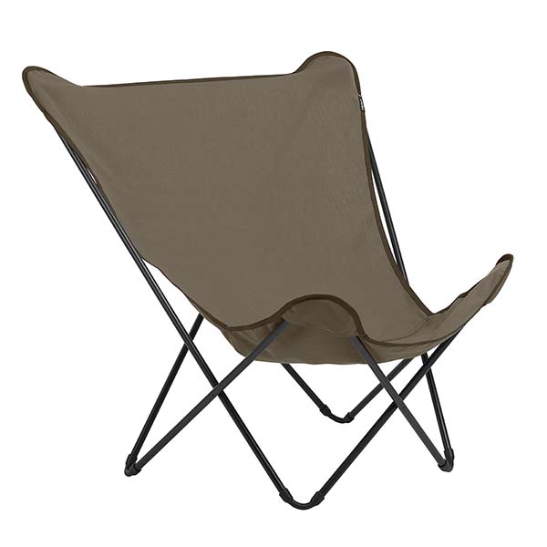 【欠品中】Lafuma MOBILIER(ラフマ) POP UP XL Airlon+ ポップアップチェア LFM2777 6535『アウトドア バタフライチェア 折りたたみ』 Gres(グレー)|エクステリアのキロ支店
