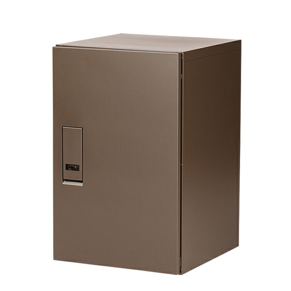 エスディエス 集合住宅向け宅配ボックス スーパーラージタイプ 収納サイズ：100L TK71-WB-R-A 『賃貸 マンション アパート 後付け 宅配ボックス ポスト一体型 防滴 大容量 暗証番号』 ウォルナットブラウン