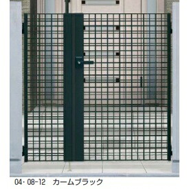 【送料無料】YKKAP シャローネ門扉 SC04型 04･08-12R（L) 門柱・親子開きセット『ゲート 部材 ガーデン 住宅 境界 入口 塀 壁 diy おしゃれ 鋳物 洋風 門扉』｜エクステリアのキロ支店 82,995円