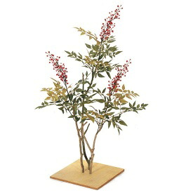 『人工植栽』　タカショー グリーンデコ和風　ナンテン 板付　80cm　GD-71