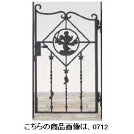 【送料無料】リクシル 新日軽 ディズニー門扉 角門柱式 ミッキーB型 0610 片開き『LIXIL ゲート 部材 ガーデン 住宅 境界 入口 塀 壁 diy キャラクター おしゃれ 鋳物 洋風 門扉』 ブラック|エクステリアのキロ支店