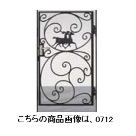【送料無料】リクシル 新日軽 ディズニー門扉 角門柱式 プリンセスA型（馬） 0612 片開き『LIXIL ゲート 部材 ガーデン 住宅 境界 入口 塀 壁 diy キャラクター おしゃれ 鋳物 洋風 門扉』 ブラック｜エクステリアのキロ支店