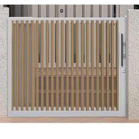 リクシル アウタースライドC型 戸当たり柱使用 15-12 引き戸『LIXIL ゲート 部材 ガーデン 住宅 境界 入口 塀 壁 diy おしゃれ 形材 門扉』 マテリアルカラー｜エクステリアのキロ支店