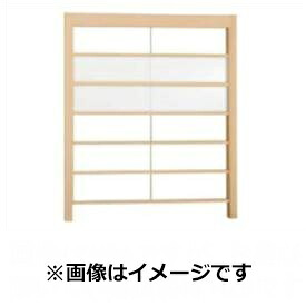 【木目調　目隠し　ルーバー】リクシル Gスクリーン 横格子タイプ クリアマットパネル段数 2段 基本本体 H29 W20 『アルミフェンス 柵』｜エクステリアのキロ支店