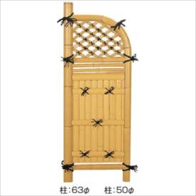 タカショー 合成竹製品 合成竹玉袖ミニ垣 W450×H1200mm GM-12 #10042200 『竹垣フェンス 柵』|エクステリアのキロ支店