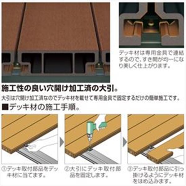 絶対的存在へ 手放せない極上 四国化成 ファンデッキhg 1間 9尺 2730 幕板b 調整式束柱nl コーナーキャップ仕様 ウッドデッキ 人工木 最先端 Drchibornfree Com