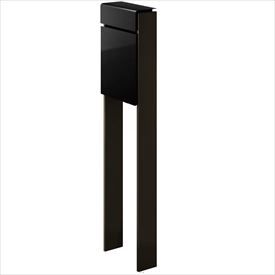YKK フィッテ （上入れ前だし） DPB-1 『ポスト＋柱セット』 ポスト：カームブラック／柱：シュペリグレイ