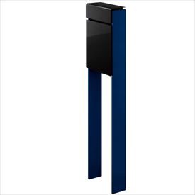 YKK フィッテ （上入れ前だし） DPB-1 『ポスト＋柱セット』 ポスト：カームブラック／柱：プレシャスブルー
