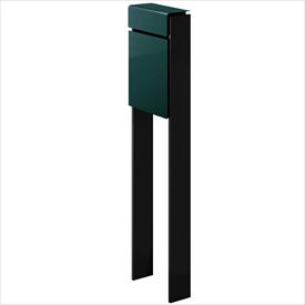 YKK フィッテ （上入れ前だし） DPB-1 『ポスト＋柱セット』 ポスト：ブリティッシュグリーン／柱：カームブラック