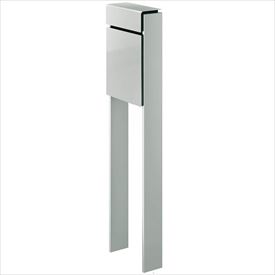 YKK フィッテ （上入れ前だし） DPB-1 『ポスト＋柱セット』 ポスト：シルバー／柱：シルバー