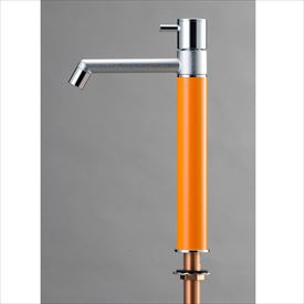 オンリーワン デザイン水栓／マニル クロムめっき ロング TK4-1LNMU マスタード｜エクステリアのキロ支店