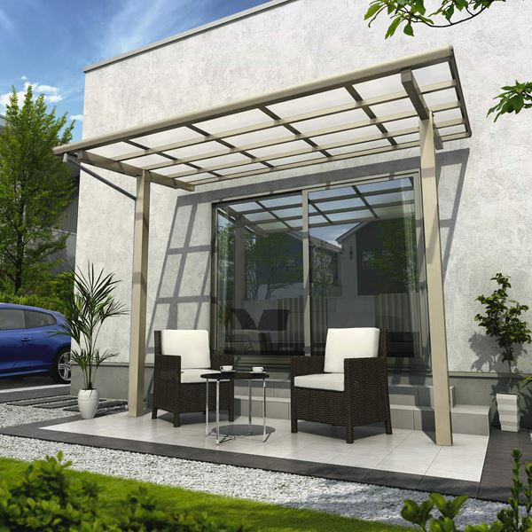 楽天市場】YKKAP 独立テラス屋根（600N／m2） レセパ 2間×6尺 ロング柱 