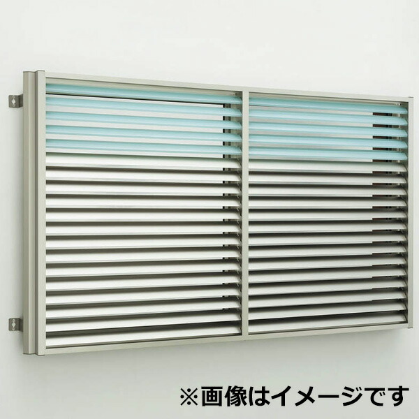 YKKAP　多機能ポリカ+アルミルーバー　引違い窓用本体　標準　幅1590mm×高さ1000mm　1MG-15009　上下分割可動 『取付金具は別売』『格子 防犯 防犯対策 台風対策 アルミサッシ 面格子 窓格子 日除け 日よけ 目隠し 換気 風が通る