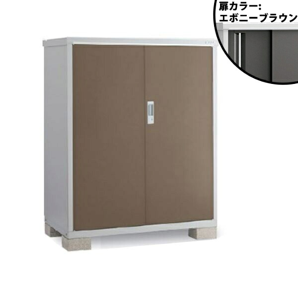 【全面開口】イナバ物置 BJX／アイビーストッカー BJX-137D EB 全面棚タイプ『物置 屋外 小型 小屋 倉庫 収納庫 イナバ diy キット スリム おしゃれ』【関東・東海地方限定配送】【追加金額で取付工事可能】 EB(エボニーブラウン)｜エクステリアのキロ支店