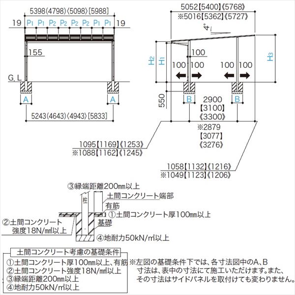 個人宅配送不可 アルミカーポート 2台用 四国化成 ライトポート ワイドタイプ 高延高 6054 熱線遮断ポリカ Ltpk P6054sc ステンカラー Alternativesolutionsusa Net