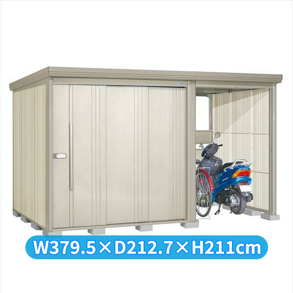 タクボ物置 TP／ストックマンプラスアルファ TP-Z3719 一般型 『物置 屋外 大型 倉庫 小屋 収納庫 diy サイクルポート タイヤ テント 庭 おしゃれ』【追加金額で取付工事可能】 ムーンホワイト