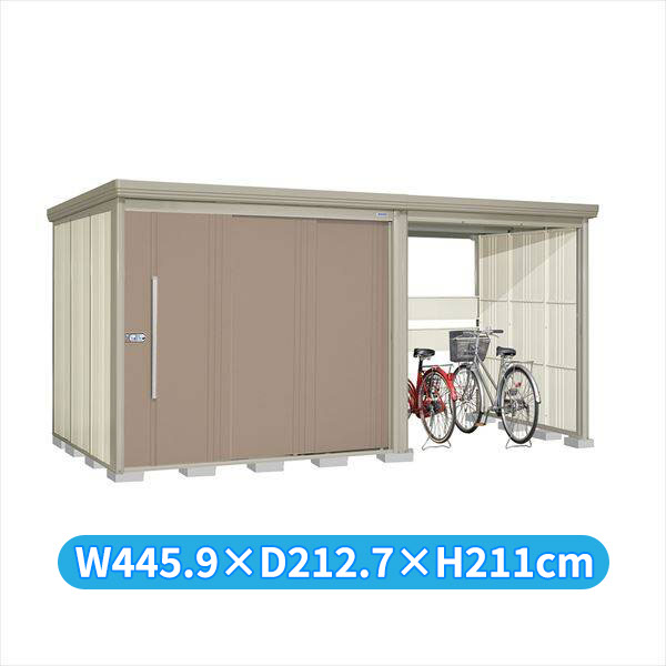 タクボ物置 TP／ストックマンプラスアルファ TP-43R19 一般型 『物置 屋外 大型 倉庫 小屋 収納庫 diy サイクルポート タイヤ テント 庭 おしゃれ』【追加金額で取付工事可能】 カーボンブラウン