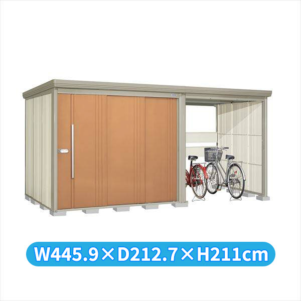タクボ物置 TP／ストックマンプラスアルファ TP-Z43R19 一般型 『物置 屋外 大型 倉庫 小屋 収納庫 diy サイクルポート タイヤ テント 庭 おしゃれ』【追加金額で取付工事可能】 トロピカルオレンジ