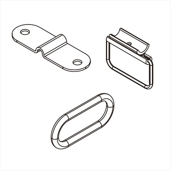 楽天市場】YKKAP アウターシェード 特殊納まり用選択部品ユニット ボトムバー用 結束バンド 2個 YK 7AN-K-V :  エクステリアのキロ楽天市場支店