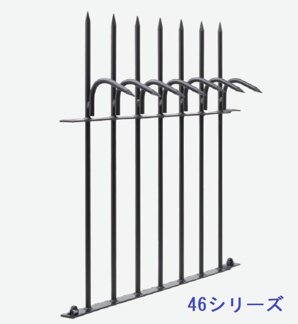 アムレット 忍び返し TH-DB500TS 防犯 金物 泥棒対策 2台セット！ 楽天市場】玉橋商店 アムレット忍び返し TH-DB500TS W500×H500