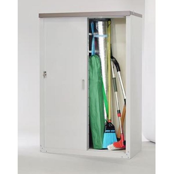 グリーンライフ 家庭用収納庫ハーフ棚仕様 HS-132HT 『小型 物置 屋外 DIY向け』