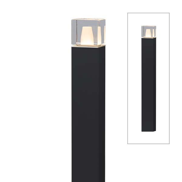 タカショー　ローポールライトHGB-H14B 墨色LED照明 H600 29181001.jpg