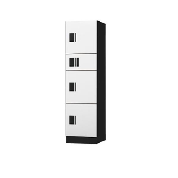 ナスタ 宅配ボックス（STANDARD） スタンダード ユニットタイプB 捺印付 KS-TL03R02AN-W マンション用 大型 屋外設置可 自立式 アナログキー 防水タイプ ホワイト｜エクステリアのキロ支店 257,400円