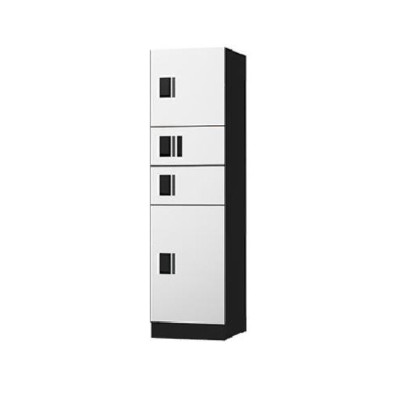ナスタ 宅配ボックス（STANDARD） スタンダード ユニットタイプC 捺印付 KS-TL03R03AN-W マンション用 大型 屋外設置可 自立式 アナログキー 防水タイプ ホワイト｜エクステリアのキロ支店 257,400円