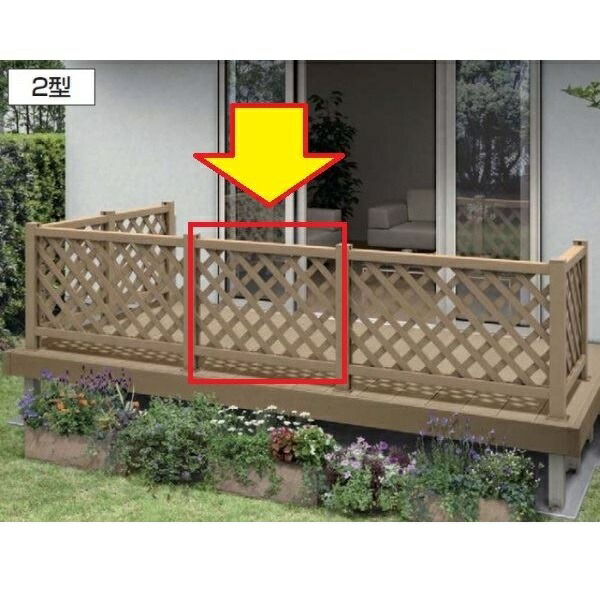 楽天市場 Ykkap リウッドデッキ0 リウッドデッキフェンス2型 ラチス格子 本体 08用 ｔ100 ウッドデッキ フェンス パネル 人工木 樹脂 Diy エクステリアのキロ楽天市場支店