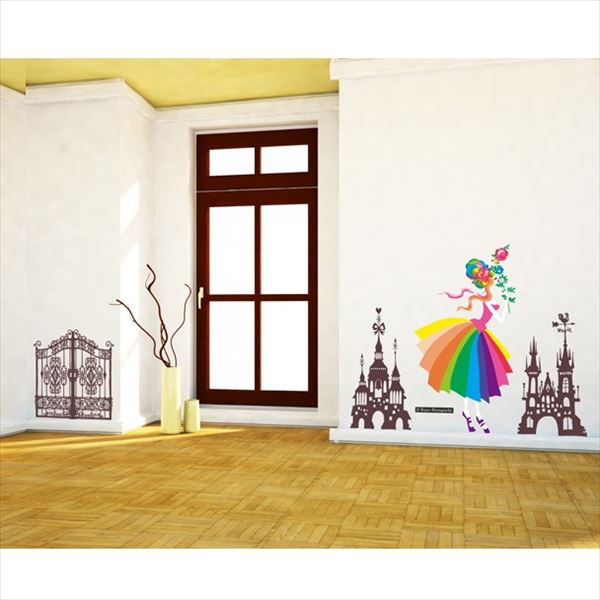 東京ステッカー 高級ウォールステッカー ホラグチ カヨ メリーゴーランドa Sサイズ Ts0061 Al おしゃれ かわいい 壁 シール Abonkala Com