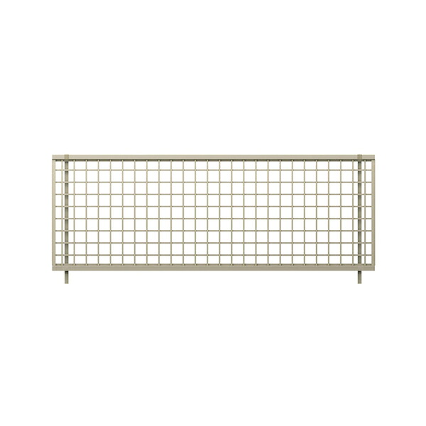 【個人宅送料無料】 フェンス 目隠し 三協アルミ レジリア TYK型 2010 H1000 高さ100cm 本体のみ フリー支柱タイプ『三協立山 井桁 格子 屋外 アルミ 庭 diy おしゃれ 柵 塀 風よけ 境界 外構 ガーデン』｜エクステリアのキロ支店