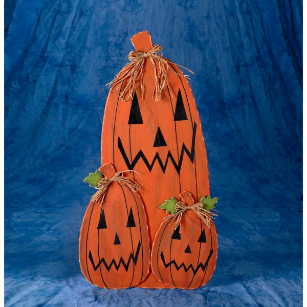 友愛玩具 ハロウィン木製デコレーション 木製デコレーションスタンド かわいい カボチャ ハロウィン 飾り付け パンプキン Hw 1651
