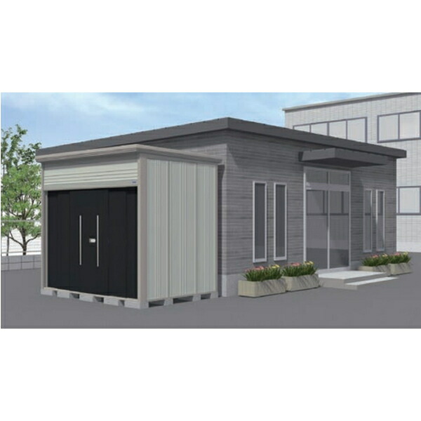 タクボ物置 JNA／トールマン　ブライト JNA-S2222N 標準屋根 標準棚 多雪型 『追加金額で工事可能』 『 物置 屋外 大型 倉庫 小屋 収納庫 物置き diy キット 大容量 吊り戸 鍵つき タイヤ 庭 おしゃれ 』 ナイトブラック